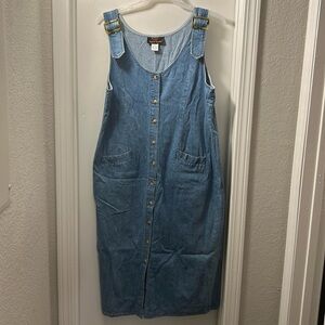 Vintage 90s Denim Pinafore